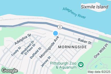 Map image of the property - 1851 Morningside Ave