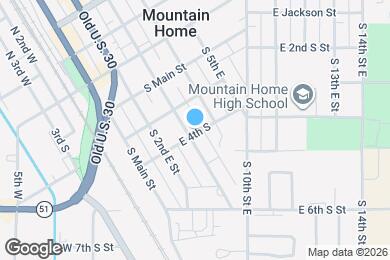 Map image of the property - 390 S 3rd E St
