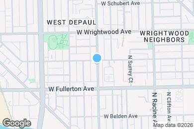 Map image of the property - 2456 N Southport Ave