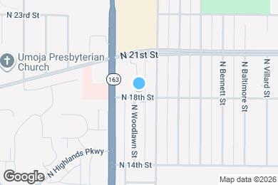 Map image of the property - 5717 N 18th St