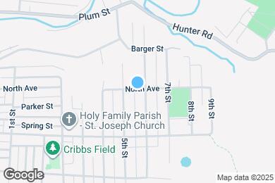 Map image of the property - 916 North Ave
