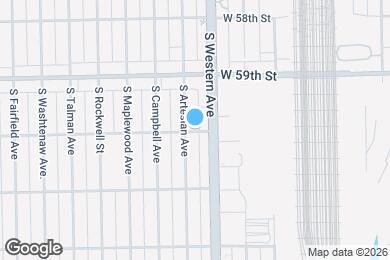 Map image of the property - 2419 W 60th St