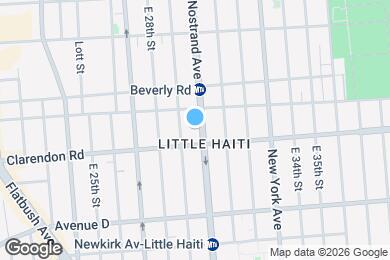 Map image of the property - 1734 Nostrand Ave