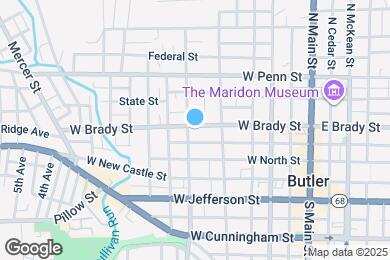 Map image of the property - 327 W Brady St