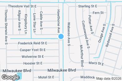 Map image of the property - 541 Hawthorne Ave S