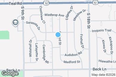 Map image of the property - 2516 Oxford St