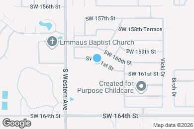 Map image of the property - 704 SW 161st St