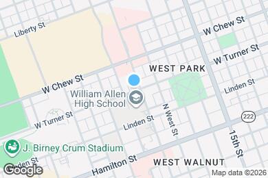 Map image of the property - 202 N 17th St