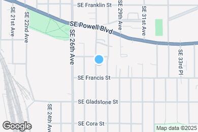 Map image of the property - 3732 SE 28th Ave