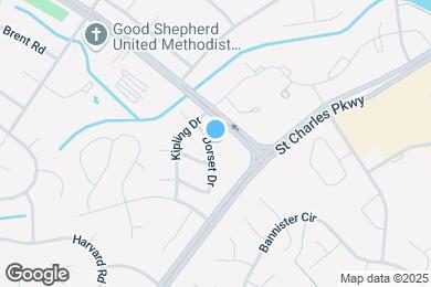 Map image of the property - 1024 Dorset Dr