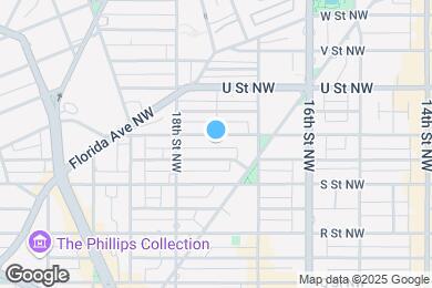 Map image of the property - 1746 T St NW