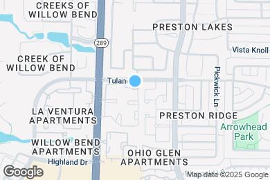 Map image of the property - Cottages at Tulane