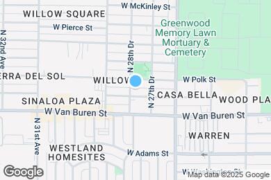 Map image of the property - 2806 W Melvin St