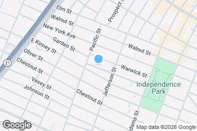 Map image of the property - 19 Nichols St