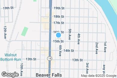 Map image of the property - 1509 6th Ave