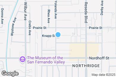 Map image of the property - 9214 Yolanda Ave