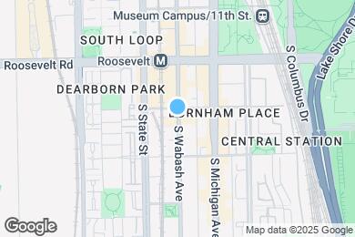 Map image of the property - 1314 S Wabash Ave