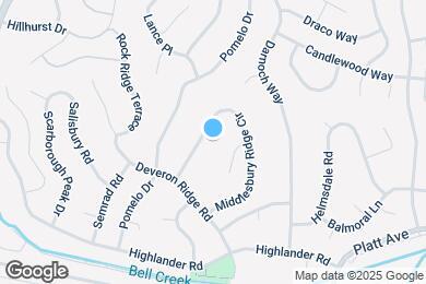 Map image of the property - 7057 Middlesbury Ridge Cir