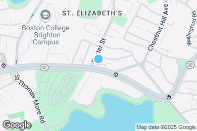 Map image of the property - 2017 Commonwealth Ave