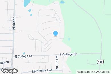 Map image of the property - 1208 Dye Blvd