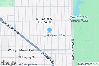 Map image of the property - 5706 N Maplewood Ave