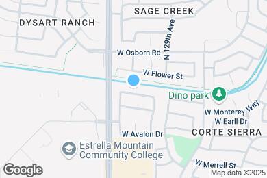 Map image of the property - 13042 W Monterey Way