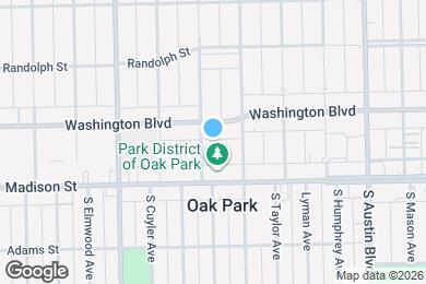 Map image of the property - 414 S Harvey Ave