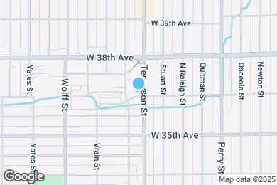 Map image of the property - 4435 W 37th Ave