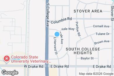 Map image of the property - 116 E Harvard St