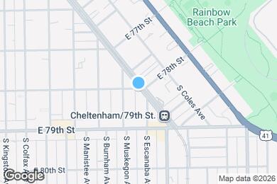 Map image of the property - 7800 S Exchange Ave