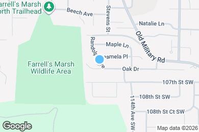 Map image of the property - 2311 Oak Dr