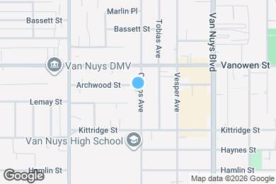 Map image of the property - 6715 Cedros Ave