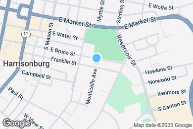 Map image of the property - 342 Franklin St