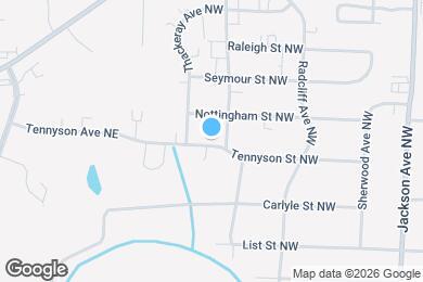 Map image of the property - 2224 Tennyson St NW