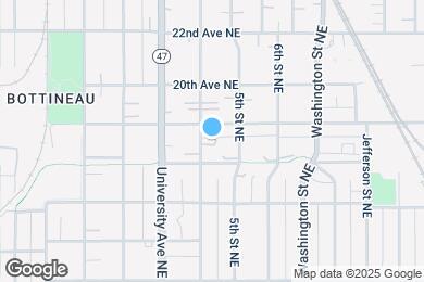 Map image of the property - 1819 4th St NE
