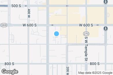 Map image of the property - 655 S Washington St