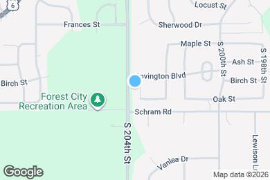 Map image of the property - 11714 S 203rd St