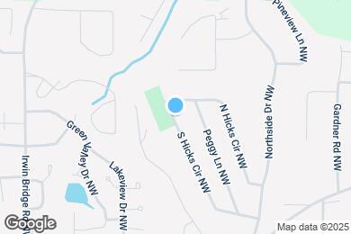 Map image of the property - 1401 S Hicks Cir NW
