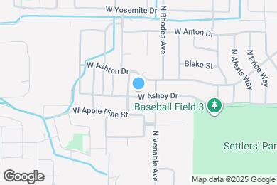 Map image of the property - 890 W Ashby Dr