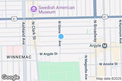 Map image of the property - 5051 N Glenwood Ave