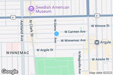 Map image of the property - 5063 N Glenwood Ave