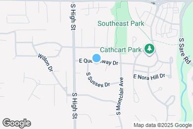 Map image of the property - 2212 E Queens Way