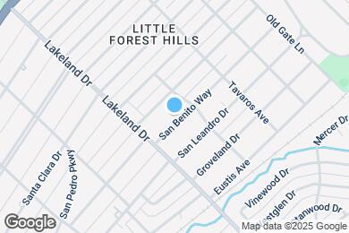 Map image of the property - 8635 San Benito Way