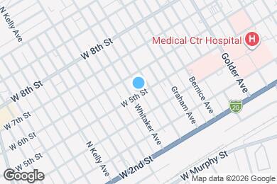 Map image of the property - 1120 W 5th St