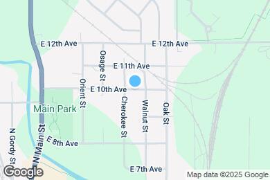 Map image of the property - 525 E 10th Ave
