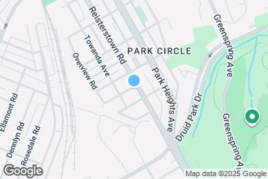 Map image of the property - 3514 Reisterstown Rd