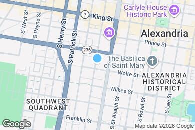 Map image of the property - 316 S Columbus St