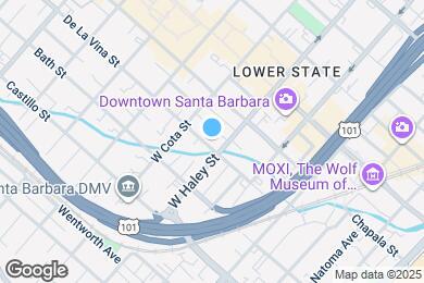 Map image of the property - 512 De la Vina St