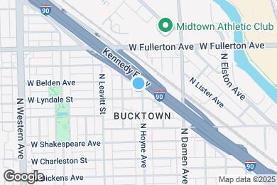 Map image of the property - 2306 N Hoyne Ave