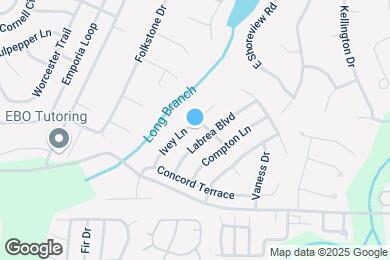 Map image of the property - 1110 Ivey Ln